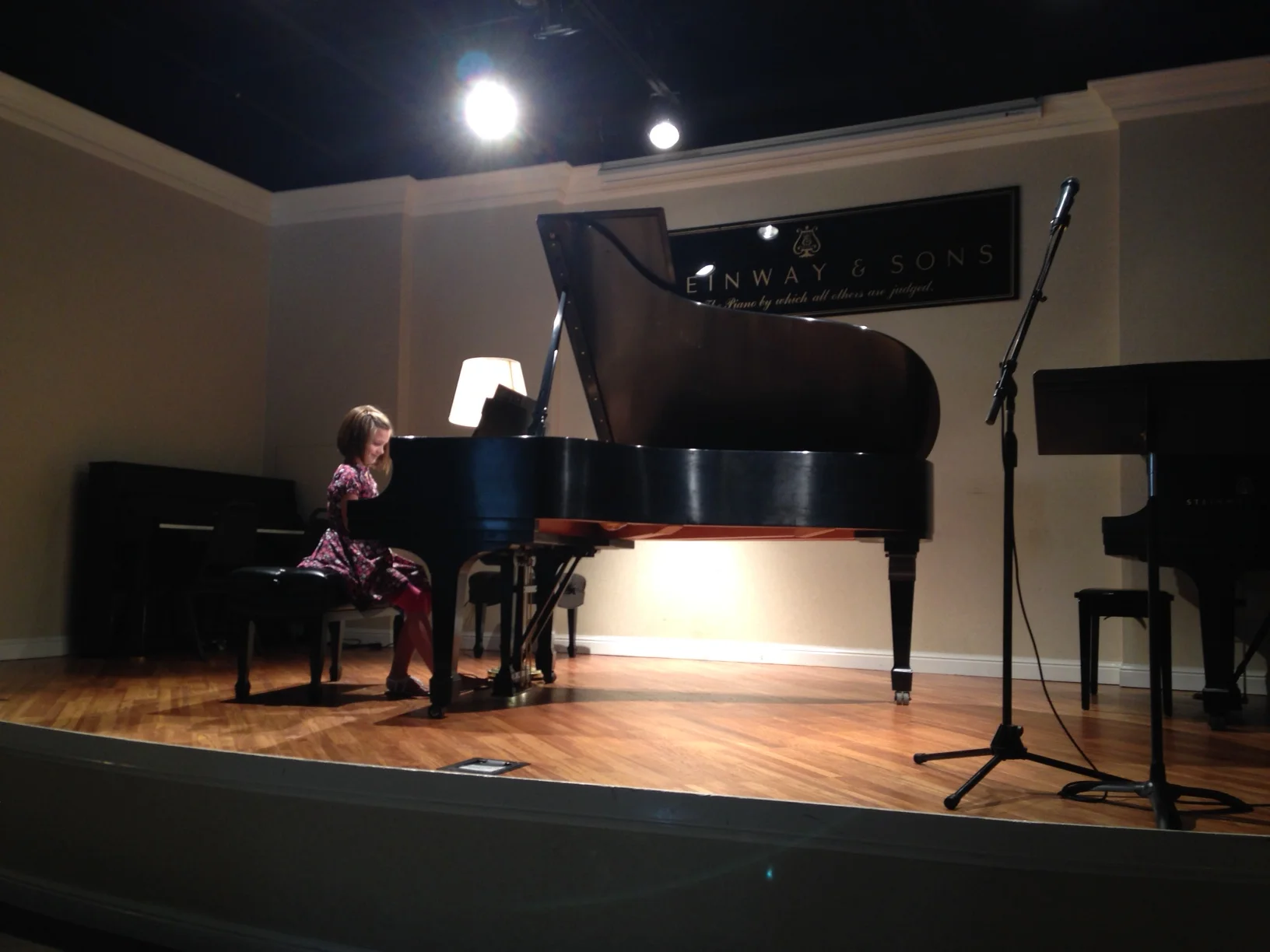 Emily B. performed a beautiful version of Beethoven's Fur Elise.