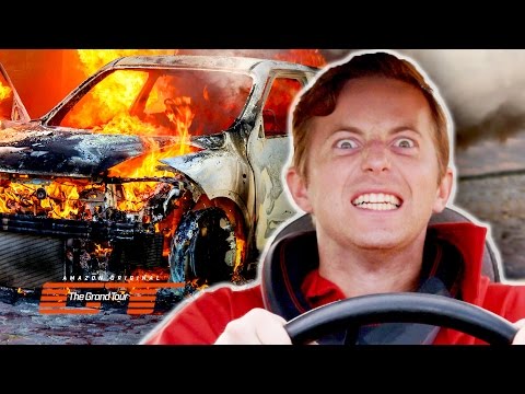 The Try Guys Crash Cars Into Each Other // Presented by The Grand Tour