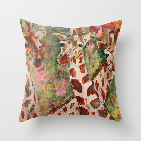 Giraffes Pillow