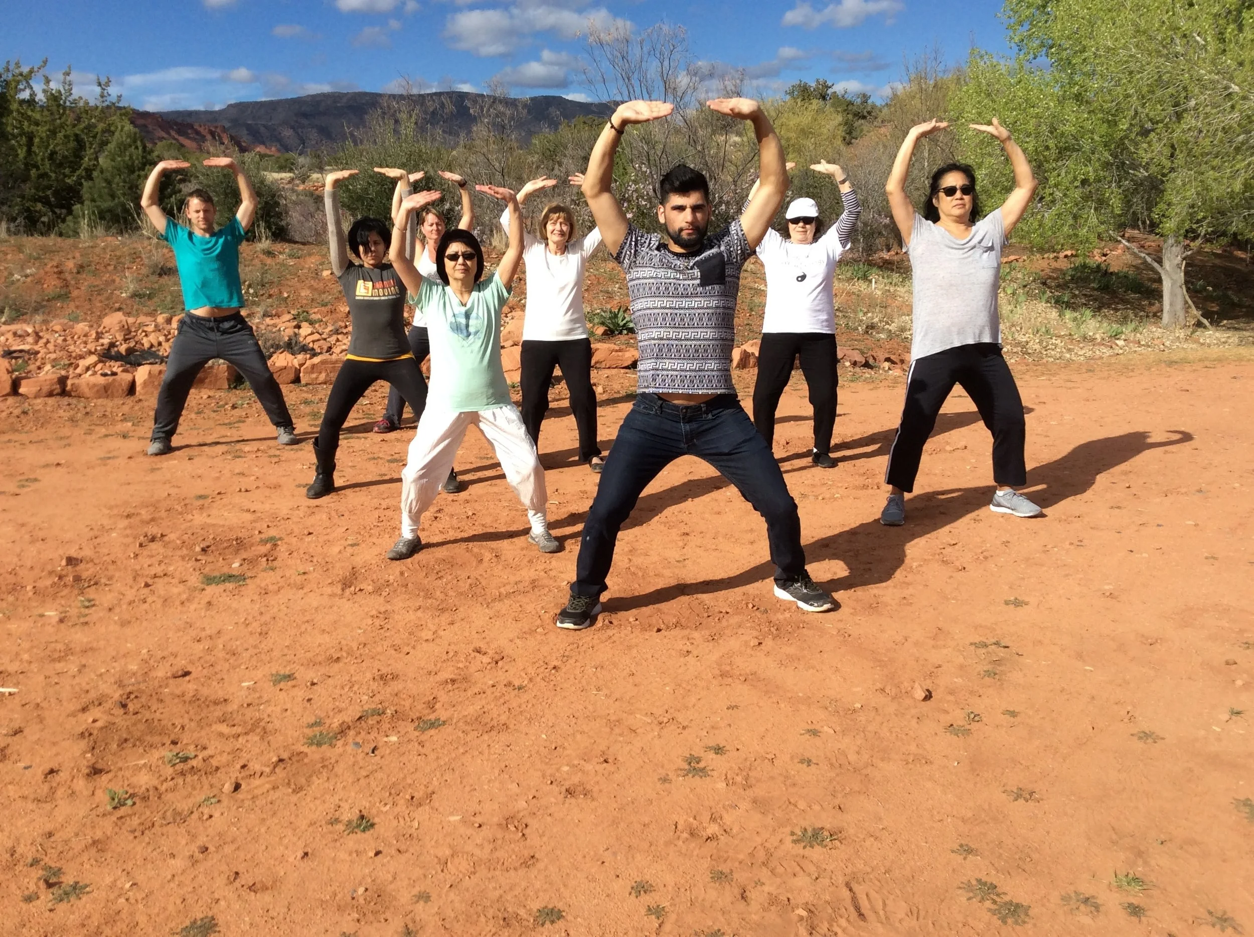 Qi Gong in Sedona Mago Retreat with Xie Ling, 2016