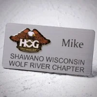 CHAPTER NAME TAG - pin back (example shown) - $8.00