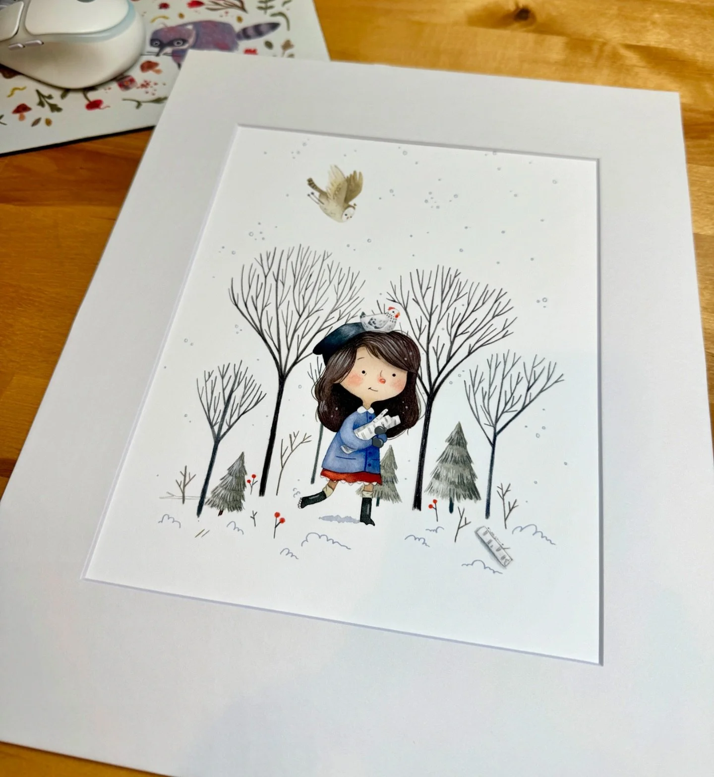 I don&rsquo;t know why some art prints better than others. This was one of those better ones. 

Although this is older artwork, the print will be a new addition to the fair this weekend. Seemed appropriate considering winter is just around the corner