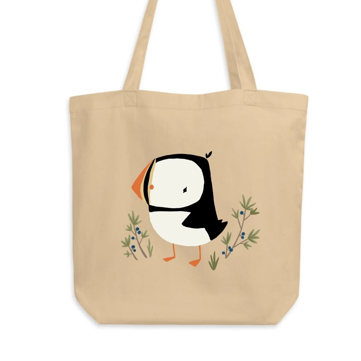 Here is another new addition to my online shop. I&rsquo;ll have a limited number of these Puffin bags at the @visitfreeport Freeport Fall Festival in two weeks. If you don&rsquo;t want to wait they are available in my online shop now! Link in bio. 

