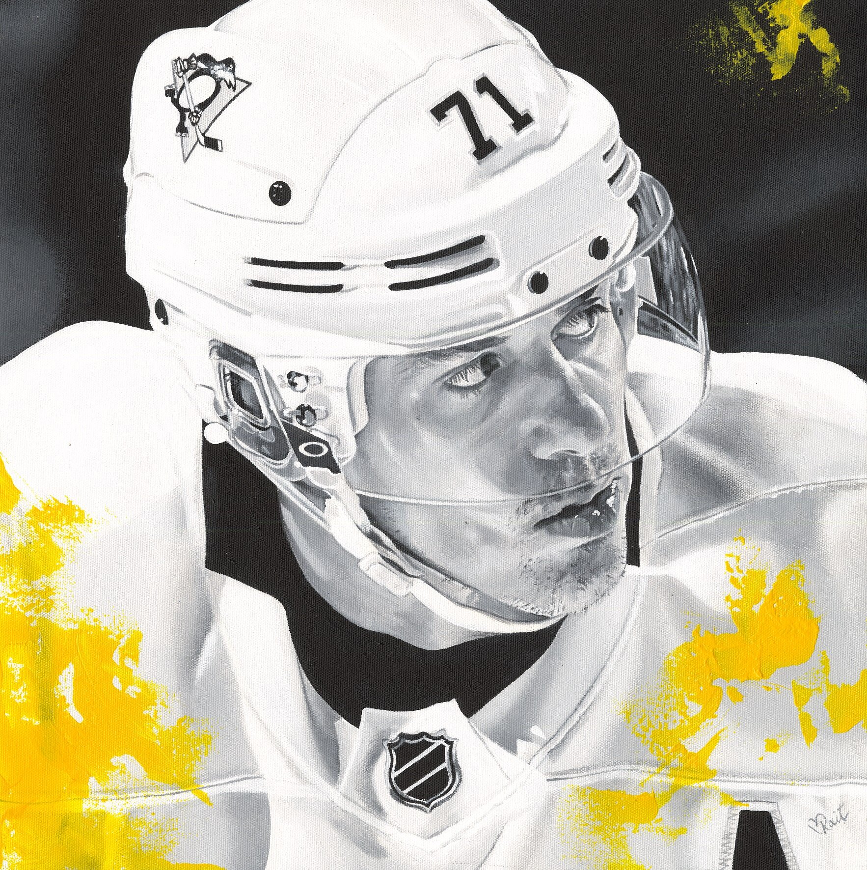 Fanart Portrait Pittsburgh Penguins Sidney Crosby shirt - Kingteeshop