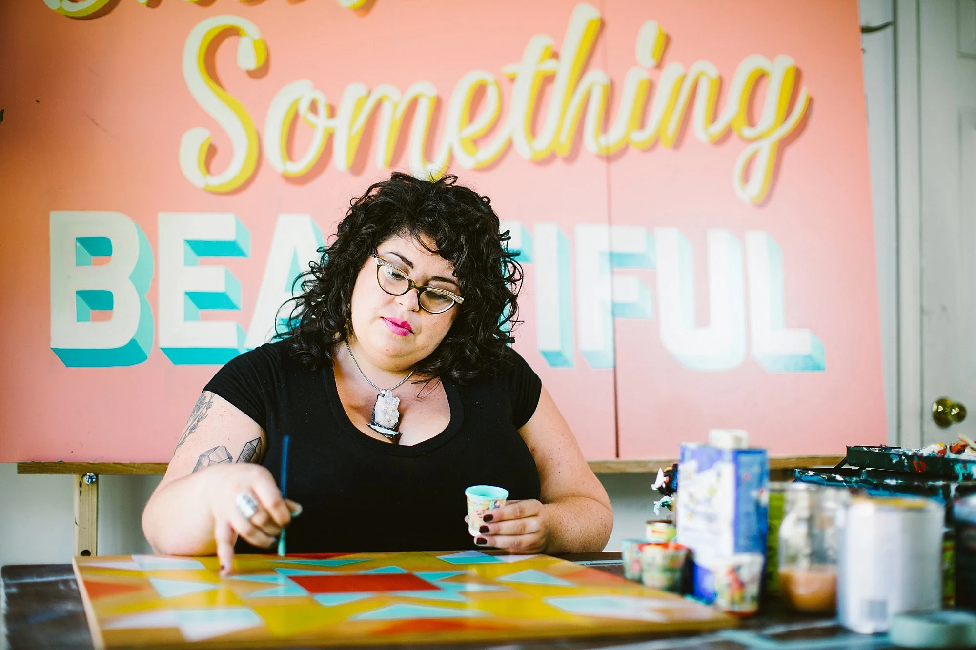 Novo Studio | Olivia Trimble | Sign Painter | Arkansas Editorial Photography