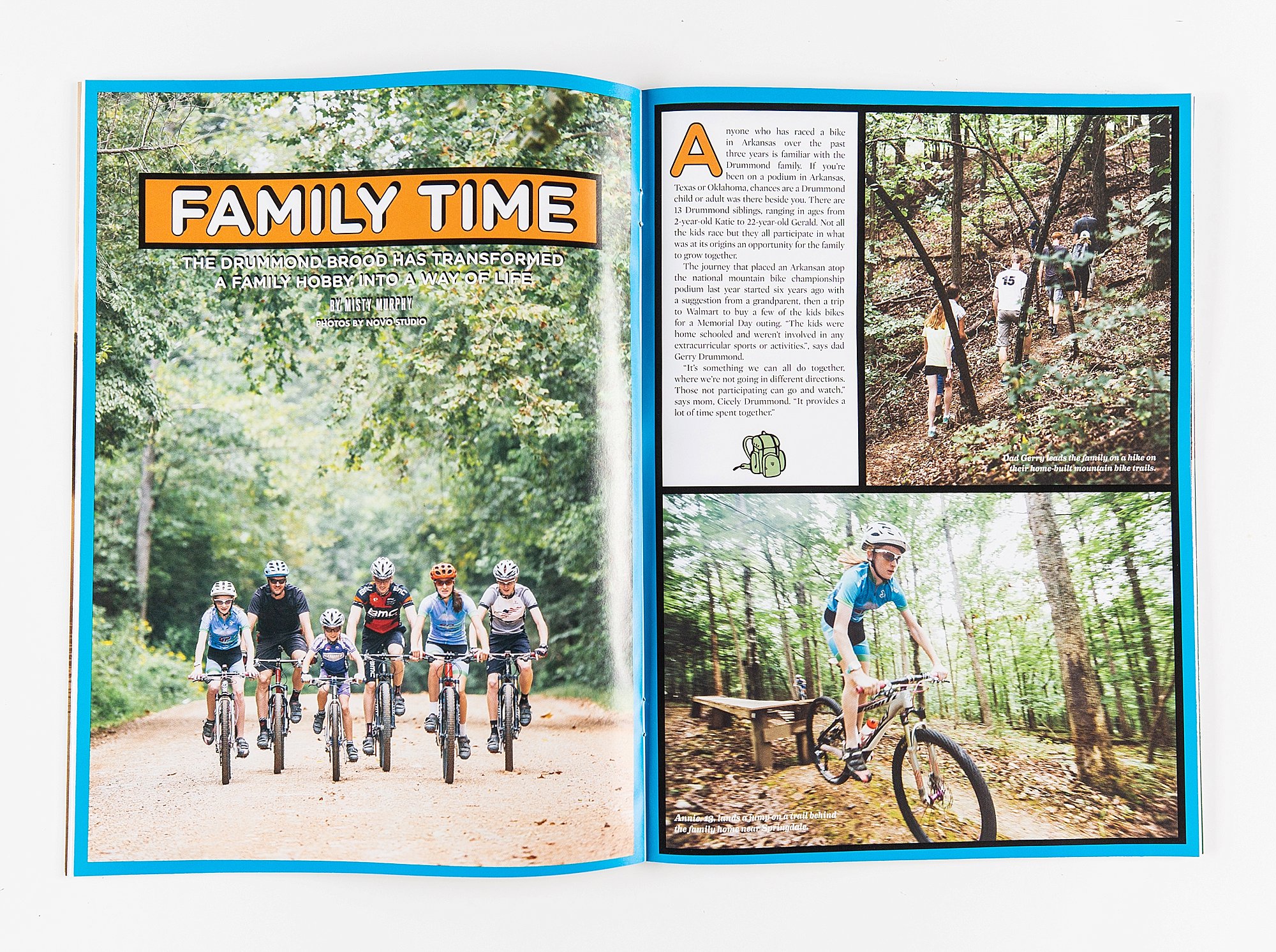 Novo Studio | Bike Arkansas Magazine | Arkansas Wild Magazine | Arkansas Editorial Photography