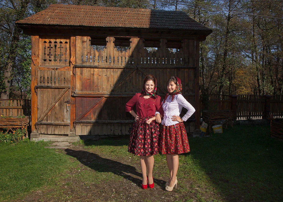 Maria and Giorgiana, Sirbi, Maramures, 2013