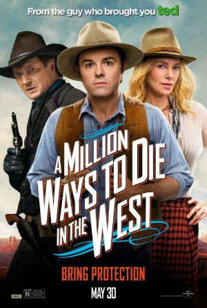 A Million Ways to Die in the West poster. Licensed under Fair use via Wikipedia .