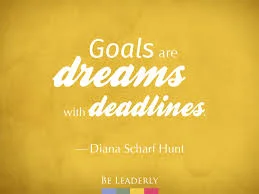 A great quote in the chapter - Create a SMART Goal