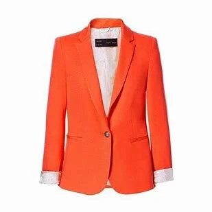 A gorgeous orange Zara jacket!