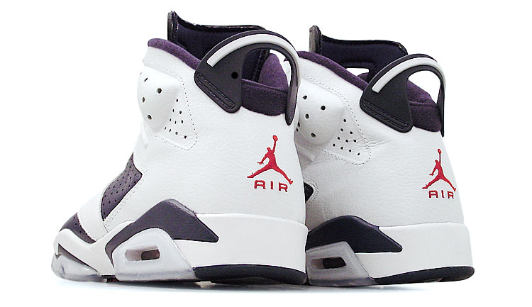 figure 3. The dreaded mark of the retro! Original iterations of the Air Jordan VI featured an embroidered “Nike Air” logo at the heel, so the Jumpman logo is a sure sign that a shoe is a re-issue. In my opinion, the Jumpman looks pretty damn good, so I’m not complaining.