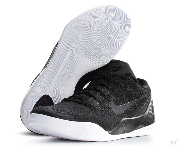 figure 4. The KOBE 9 would get my vote for most beautiful outsole of any basketball shoe, stretching back to the original Converse Chuck Taylor. And the great thing is that its beauty runs more than just skin deep. Molded from an ultra-thin layer of rubber, the KOBE 9’s underfoot pressure map-inspired outsole design delivers tenacious grip, while also contributing to the shoe’s excellent court feel and feathery weight. But, unless you have an unlimited budget for shoes, I’d limit game time exposure to less abrasive indoor surfaces (note, however, that an ultra-durable XDR outdoor outsole option is available via NIKEiD).