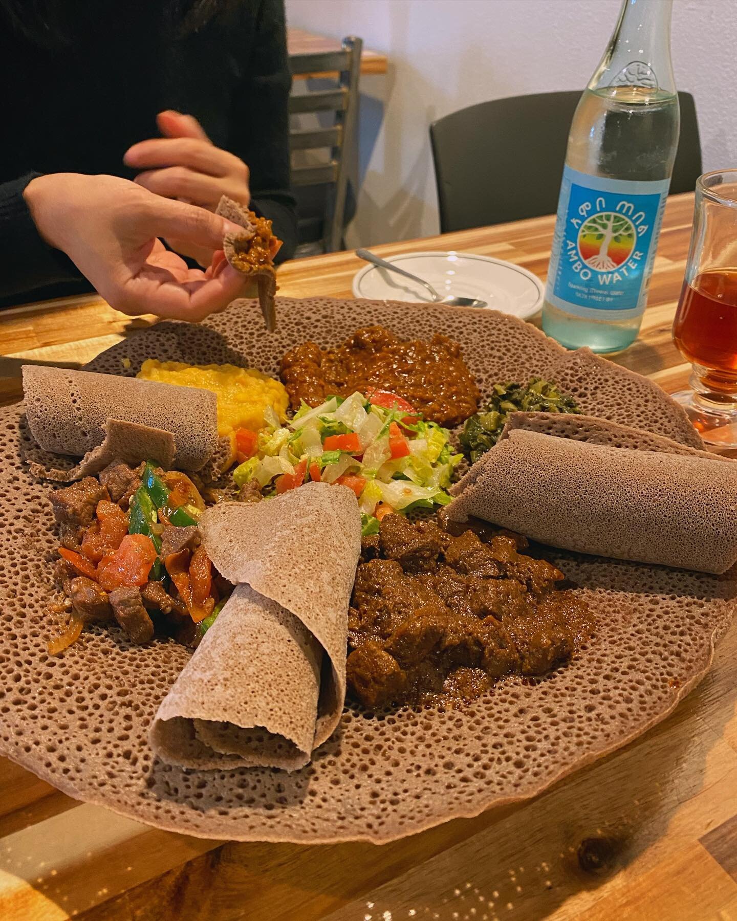 Thanks to a craving from Jo &amp; the magic of Yelp, we found this phenomenal Ethiopian restaurant called Gebeta on NE Killingsworth, near PDX.
&bull;
I have no expertise when it comes to Ethiopian food, so I can&rsquo;t tell you if our meal was auth