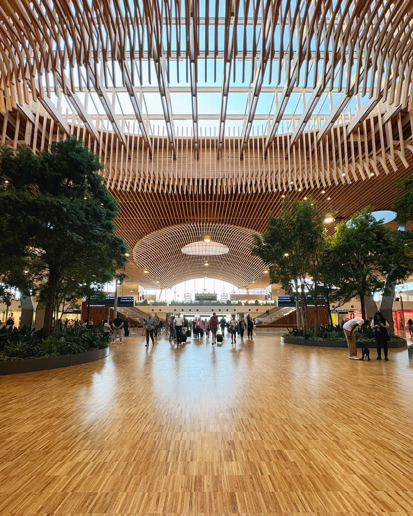 Glorious! That&rsquo;s the word that came to mind when we arrived back @PDXairport this past Wednesday.

When we departed, the renovations were still under wraps, so it was magical to come back to the same place, yet have it be entirely transformed.
