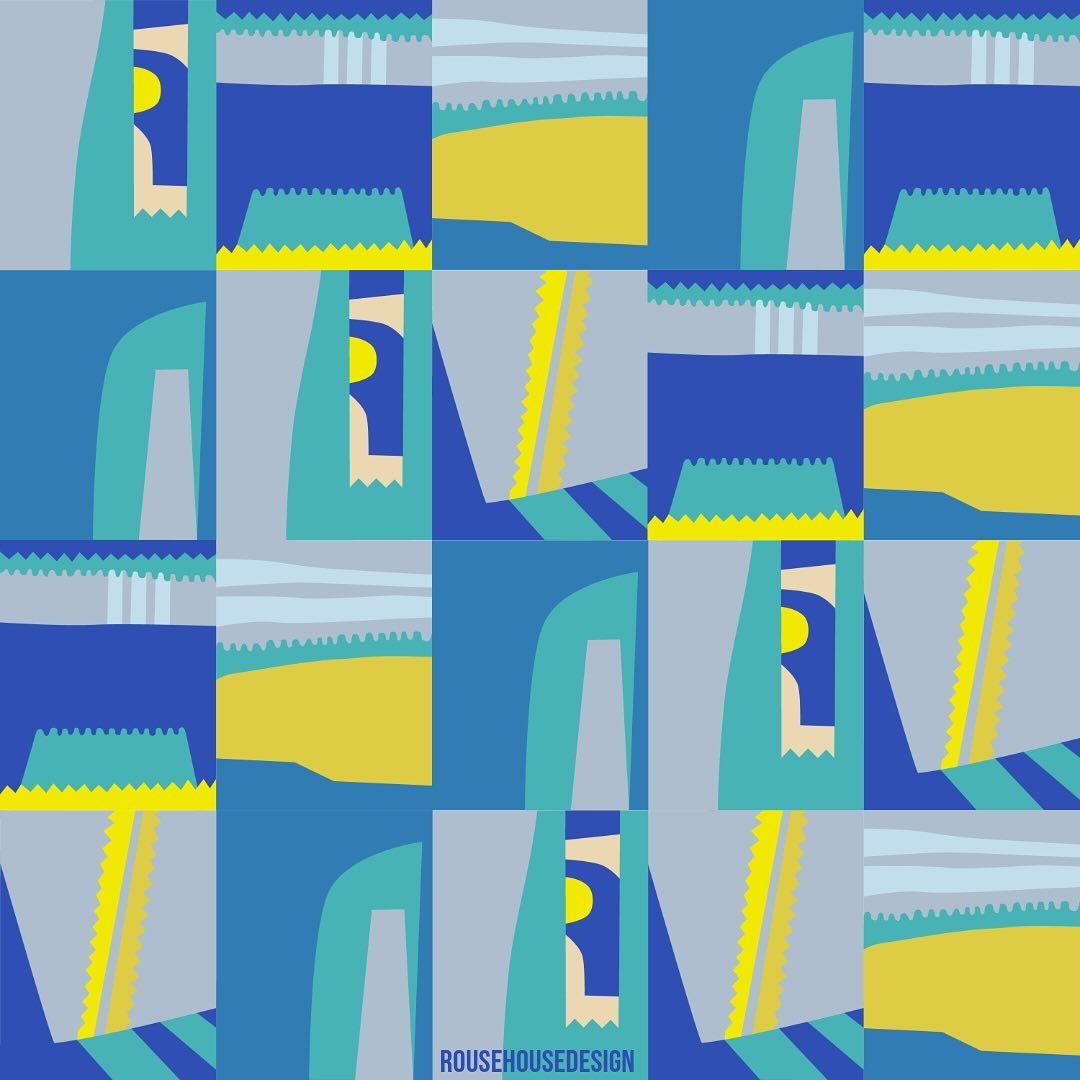 Patchwork Pattern of cut shapes #✂️ #collageart #surfacedesigner #cutandpaste #textiledesigner