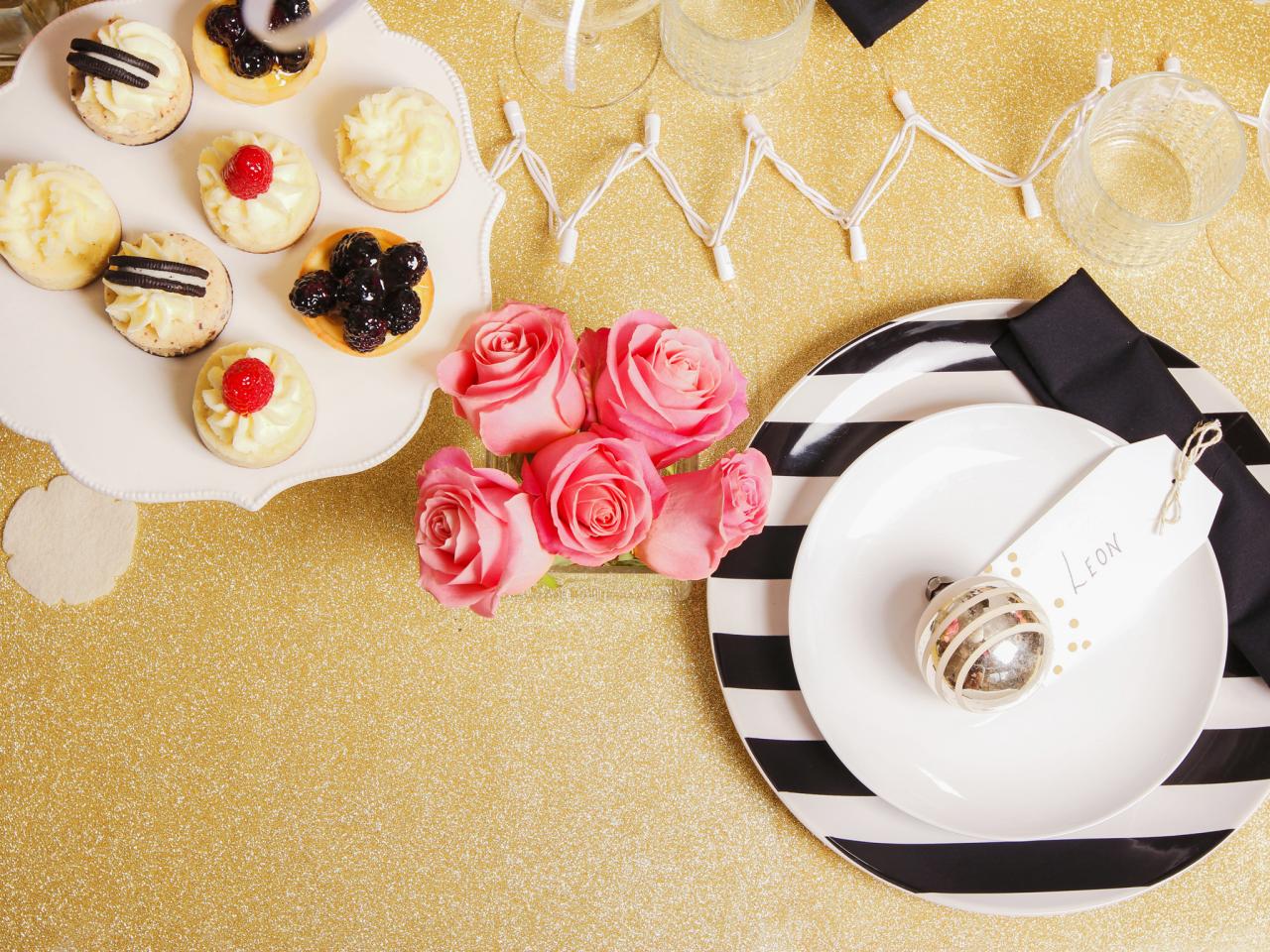 In this shot we wanted to make sure the silhouettes and shapes of the plates popped so we chose a black, white, and pink/red color palette for this shot. 