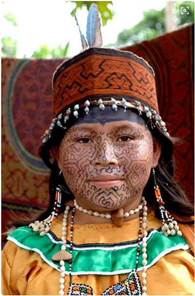 Peru | Shipibo girl. The Shipibo-Conibo are an indigenous people along the Ucayali River in the Amazon rainforest. | © Gregg Woodward