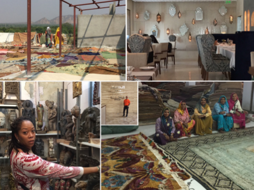 What inspires us at the moment, is the colors, textures, and patterns of India. On a recent trip to Mumbai & Jaipur, we were overwhelmed with the warmth and vibrancy of the culture. As well as the ingenuity and craftsmanship that go into the fabrication of so many items we enjoy here in the U.S. 