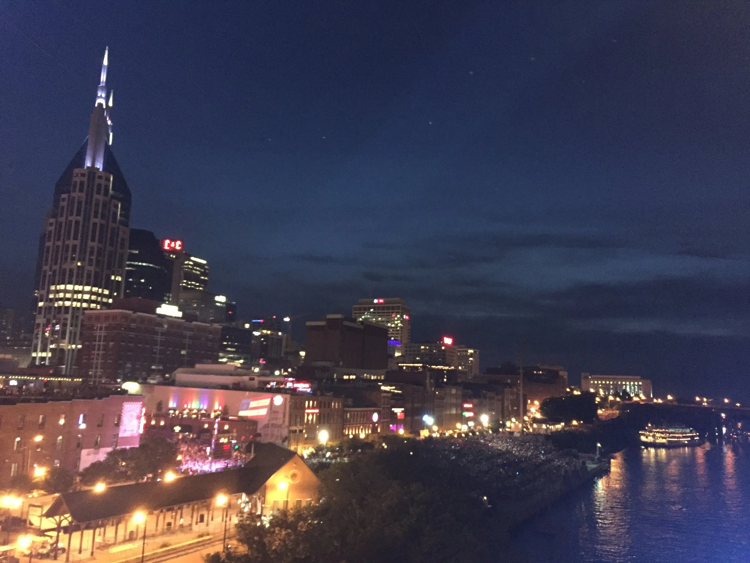 4th of July from the pedestrian bridge