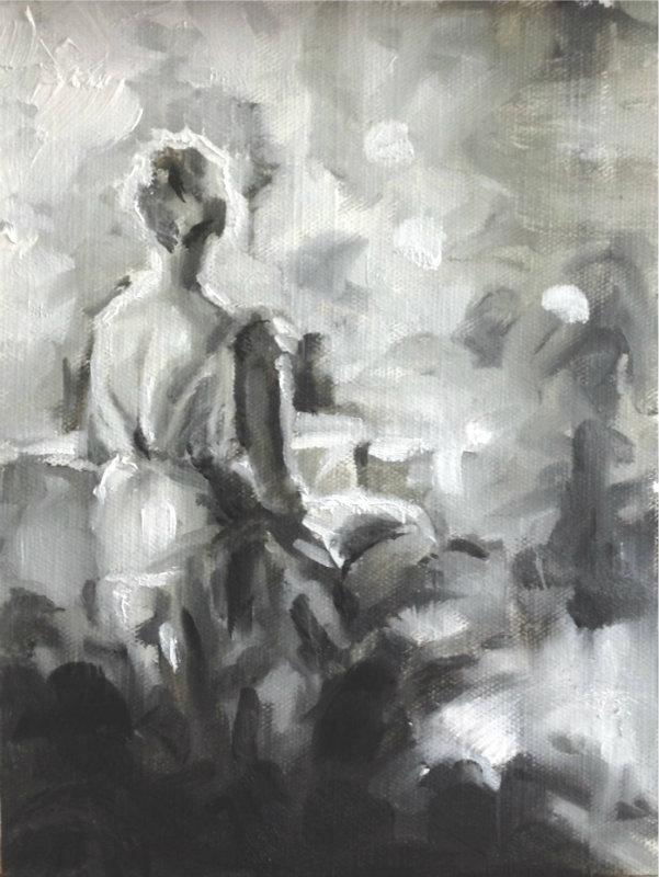 Study #2 Oil on linen panel..