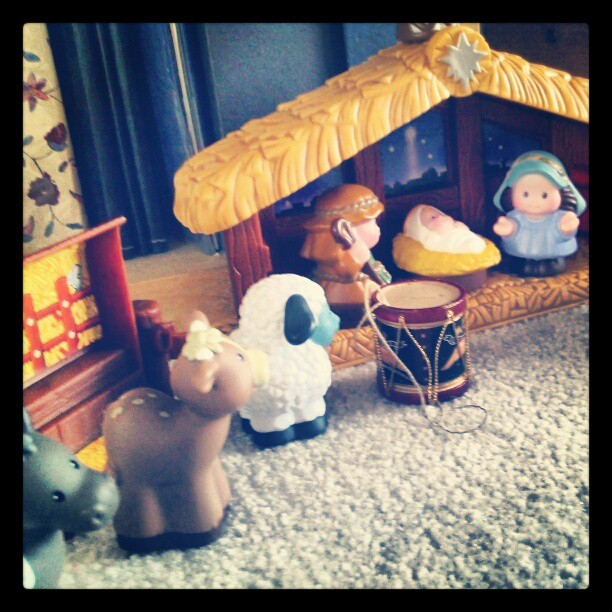 The drummer boy is not in the Gospel, but it is a Gospel story as well.