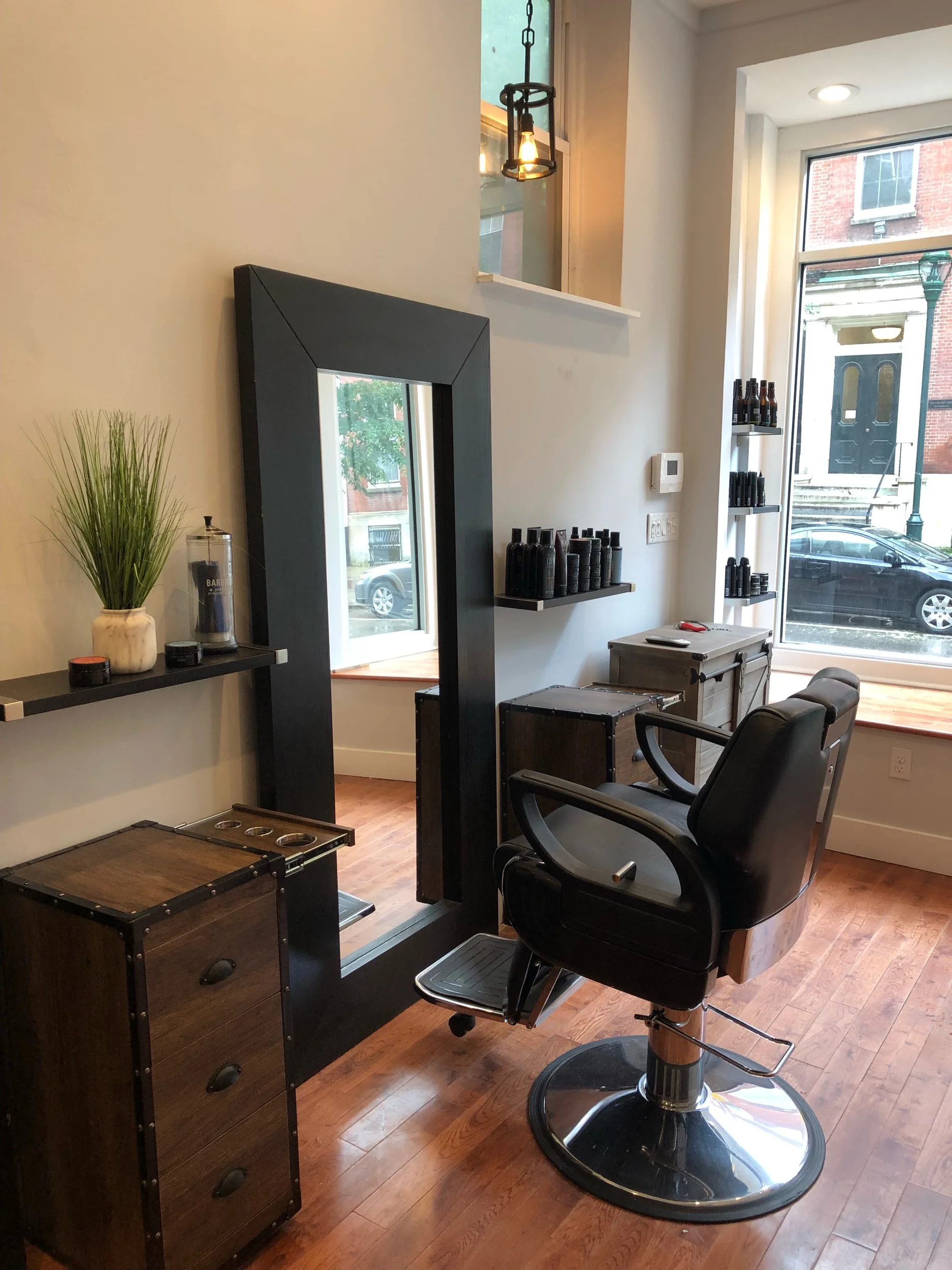 home barber set up