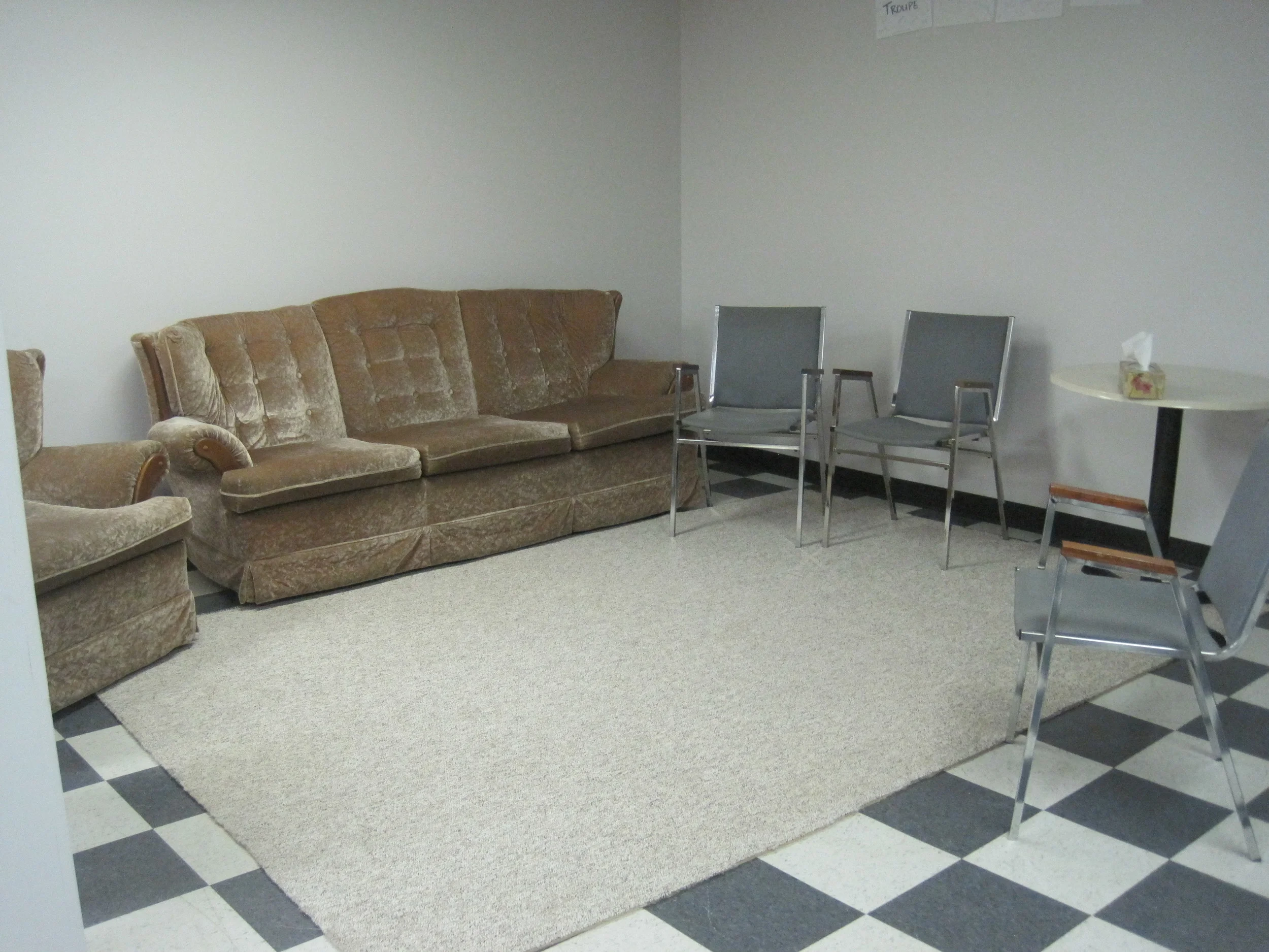 The older kids have a really cool Sunday School space downstairs!