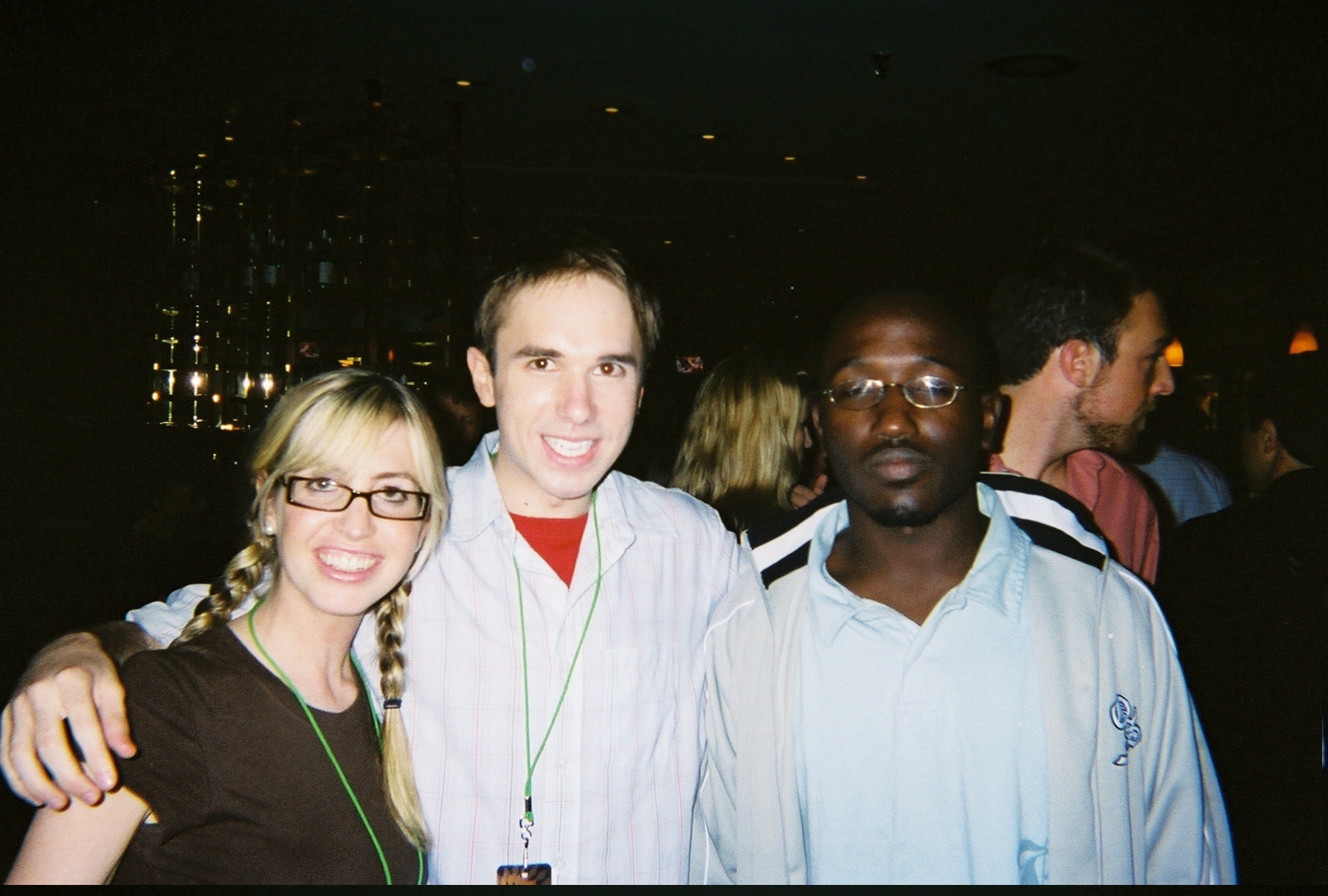 Me with my comedian buddies Lizzy Cooperman and Hannibal Buress at the Just For Laughs Comedy Festival (2006)