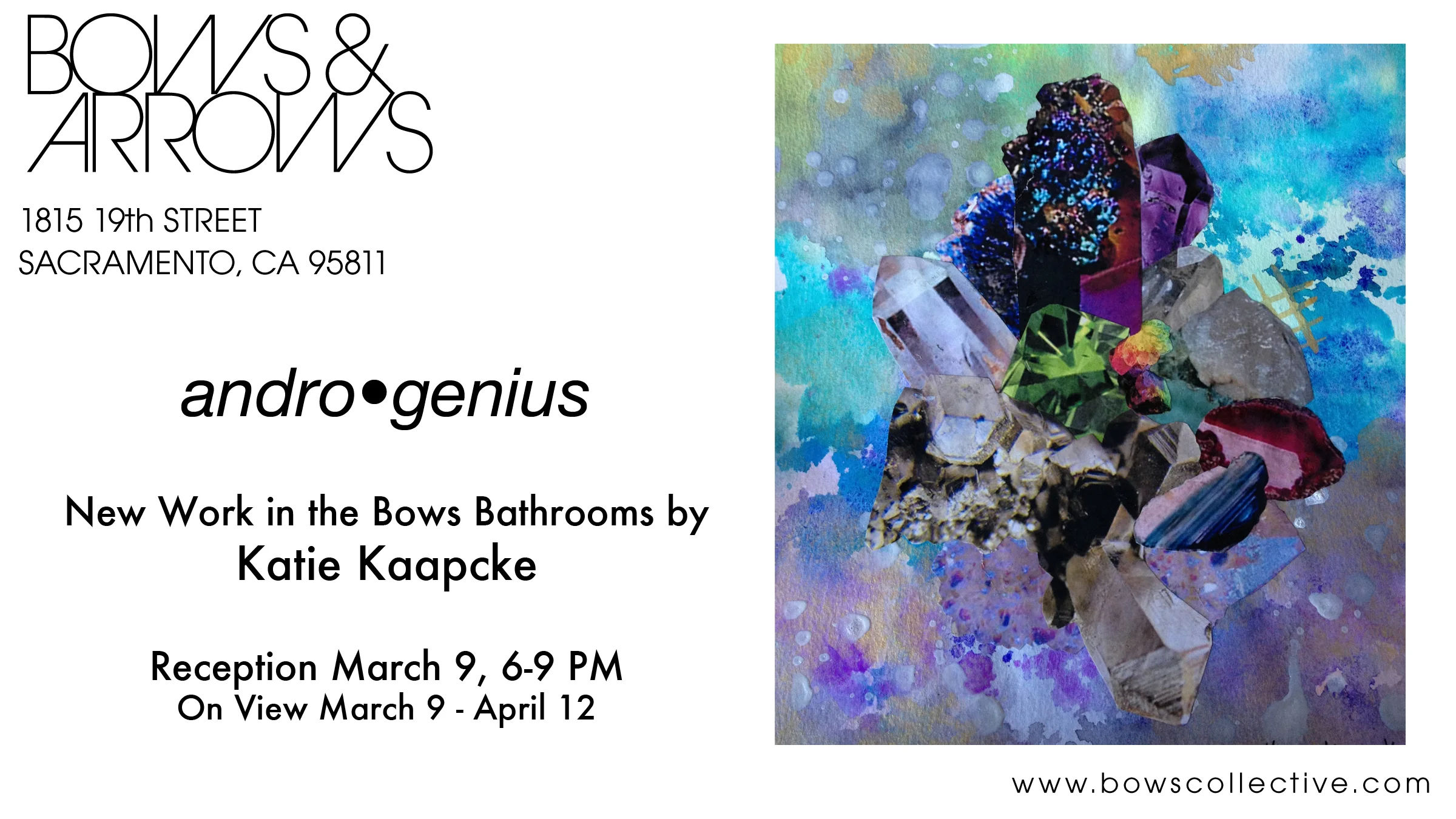 Bows & Arrows Show Flyer
