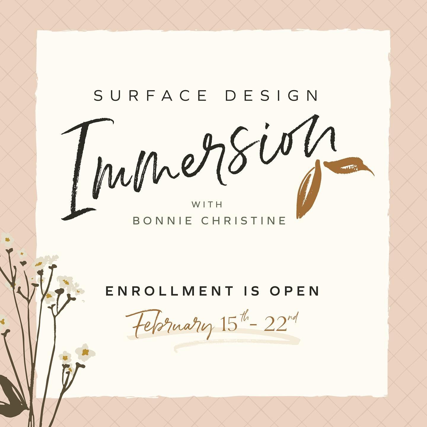 ✨I would love to have you join me inside the Immersion Course. Enrollment only opens once a year for a few short days, so if you feel like this is the right fit for you, don&rsquo;t delay! The link to more info is in my bio - I hope to see you on the