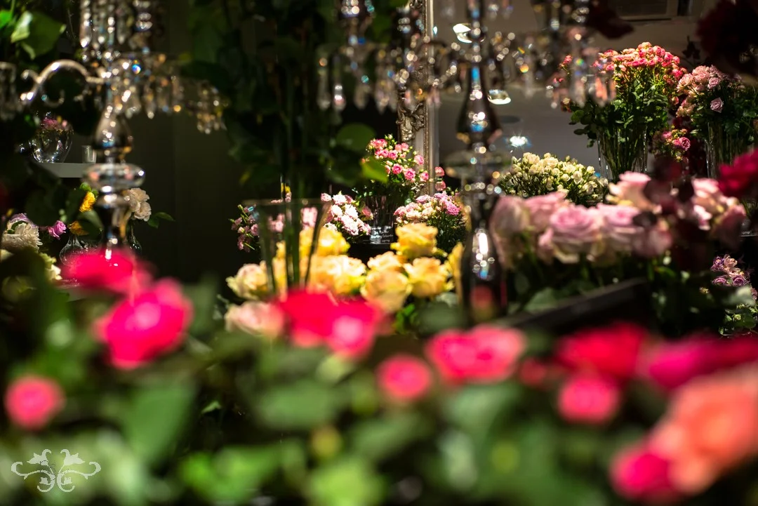 More than 60 different varieties of Roses were exhibited at Neill Strain's The Flower Lounge