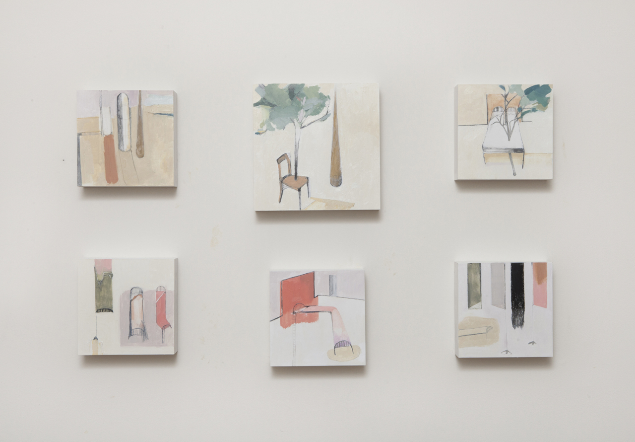 december studies | 2012 | oil, oil pastel, graphite and latex on board 