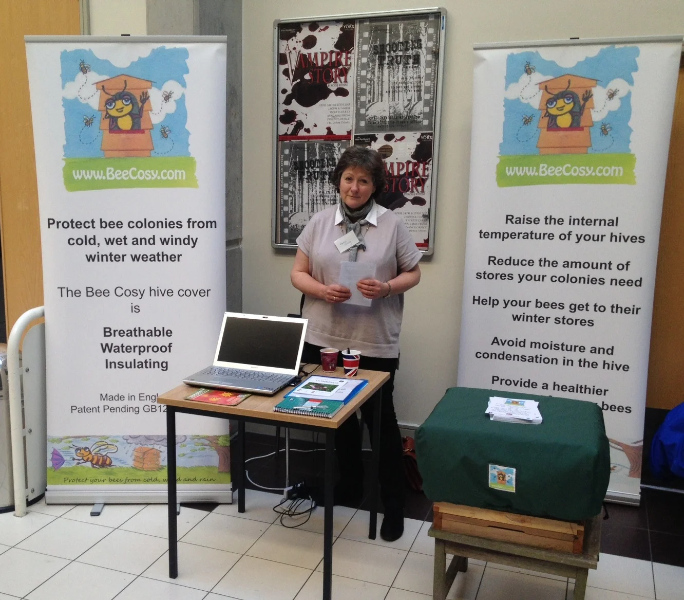 Bee Cosy stand - Yorkshire BKA Conference
