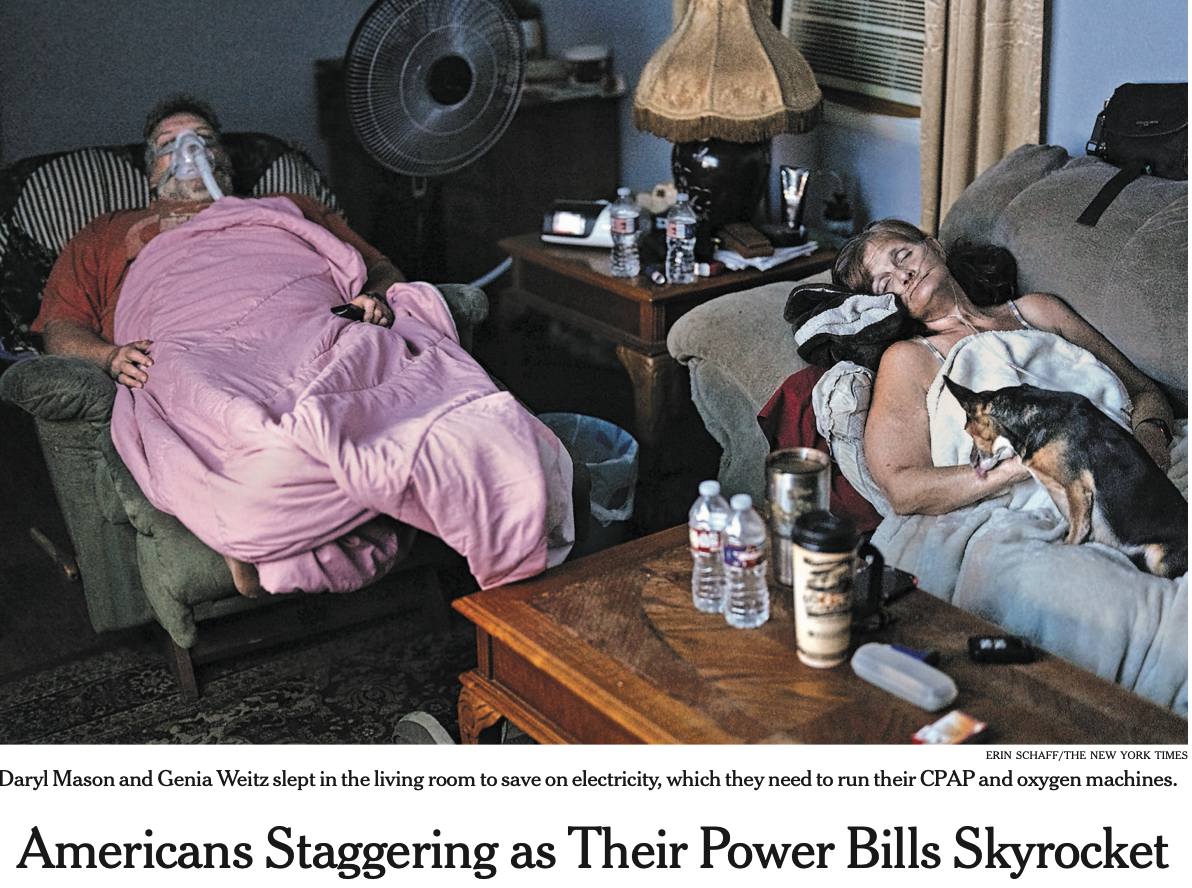 The New York Times Shows Democrats How To Run On "Energy Affordability"