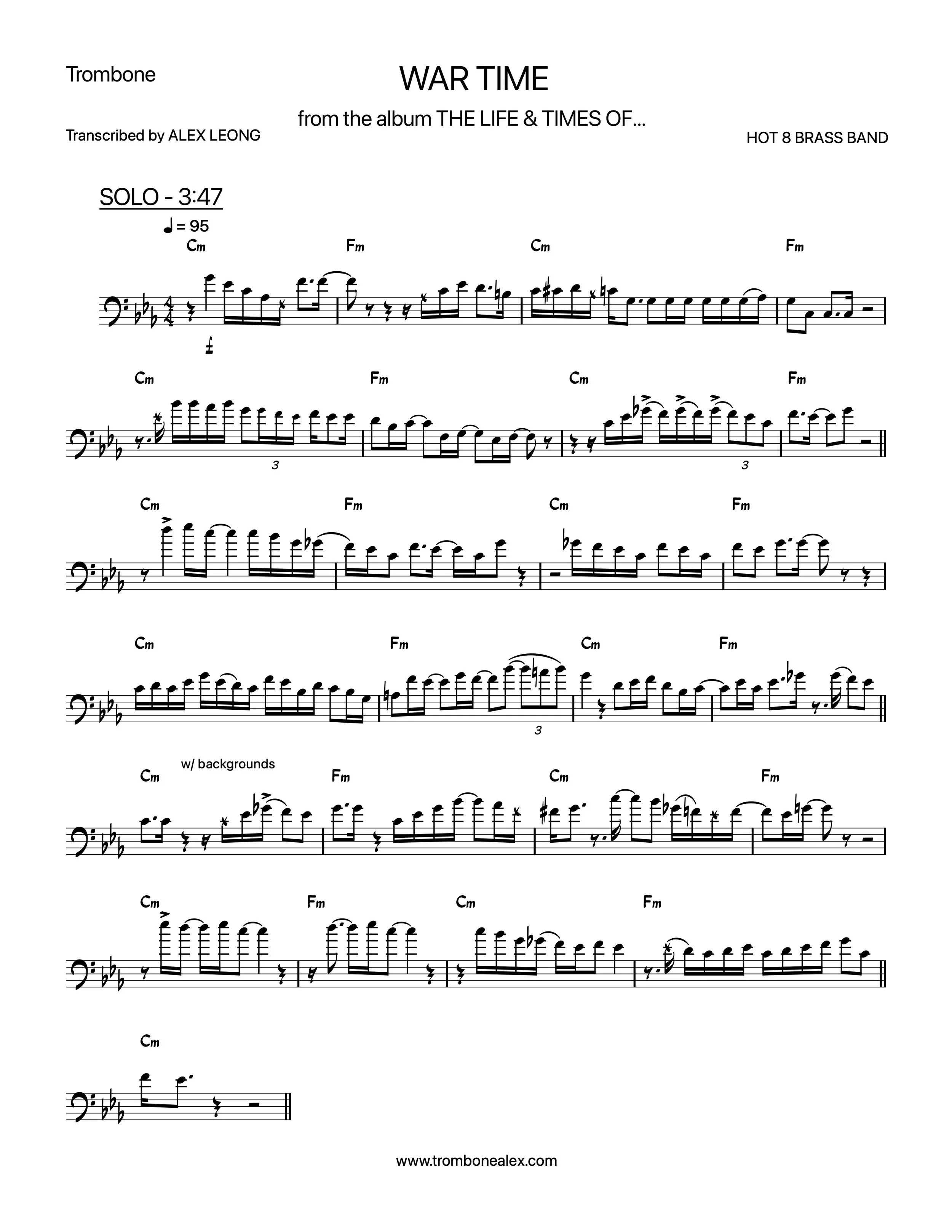 "War Time" - Hot 8 Brass Band