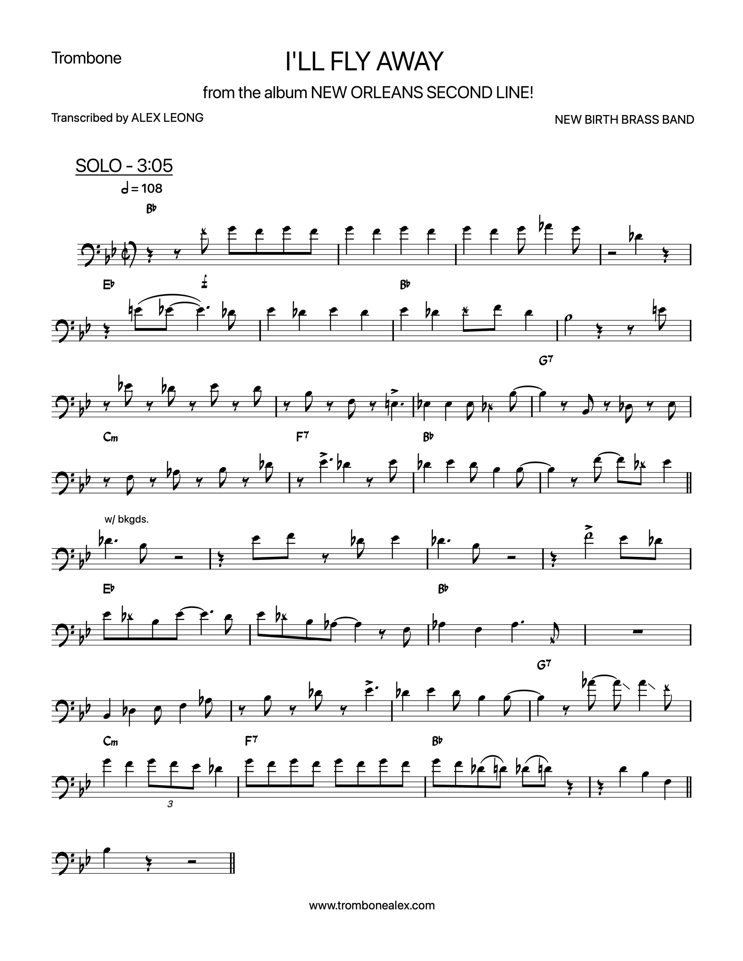 "I'll Fly Away" - New Birth Brass Band