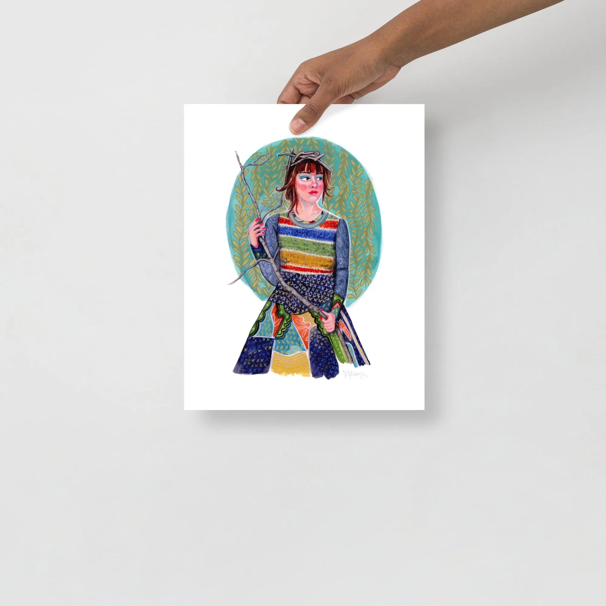 Jess as Woodland Nymph Print