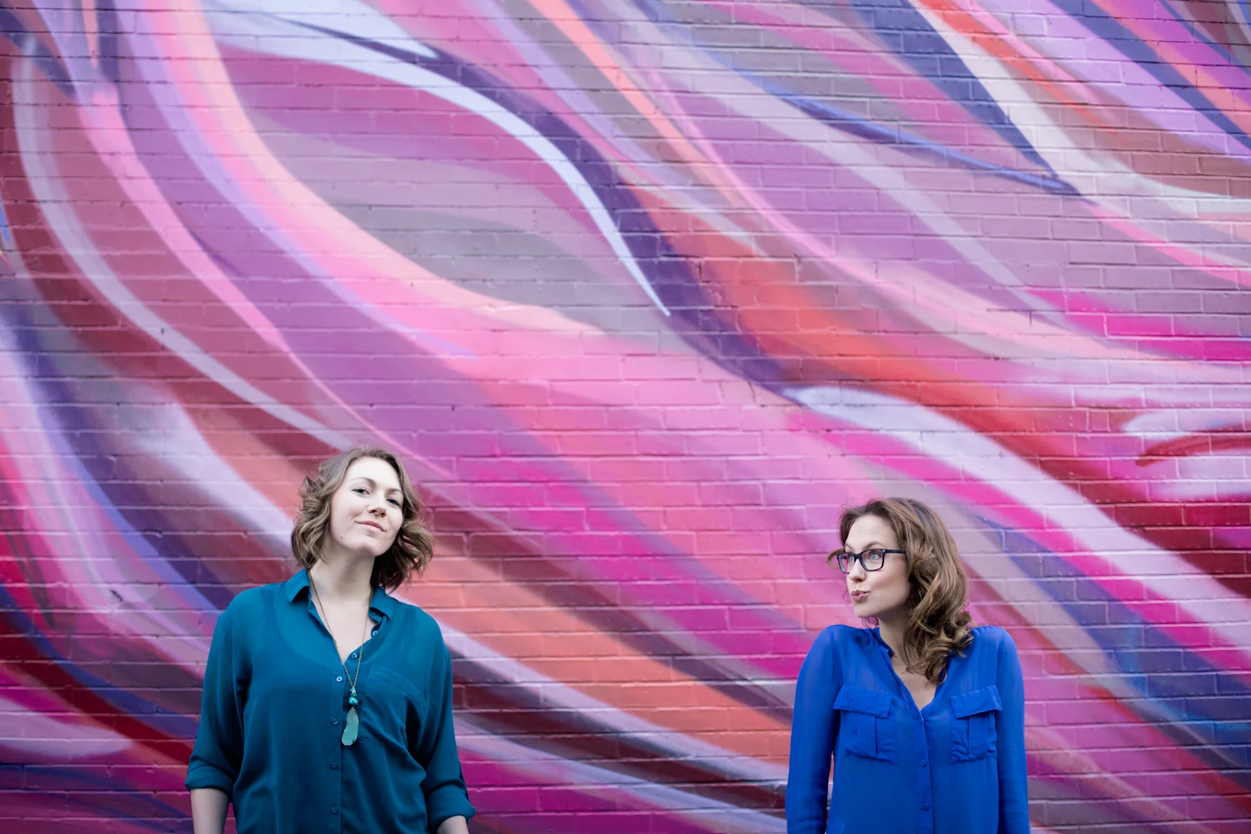 Photo Credit: Sophie Asselin. Sarah (right) and Miriam (left) of Bisou Bride. 