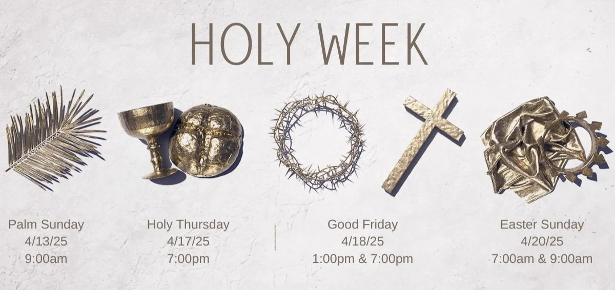 Holy Week2025 Holy Week 2025 — St. Paul Lutheran Church