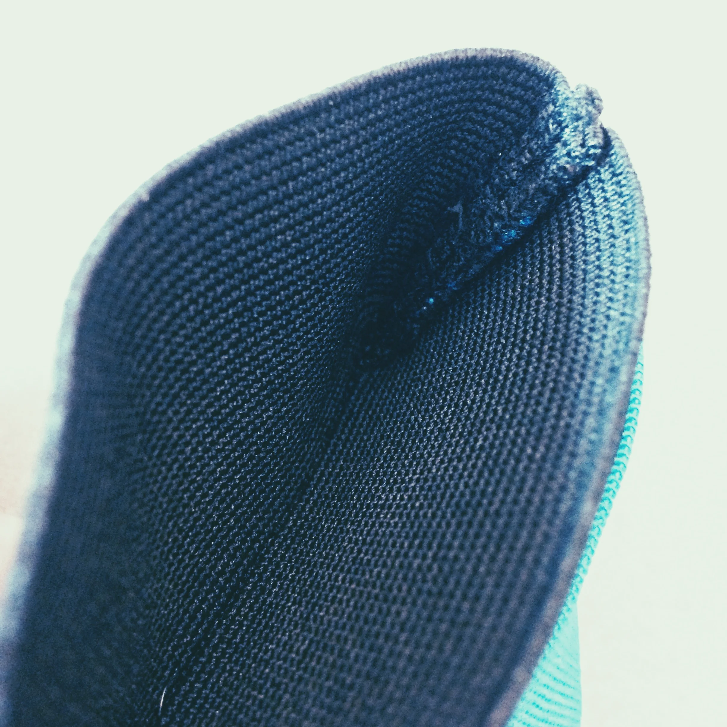 Inside seam of the Snapback Slim wallet.