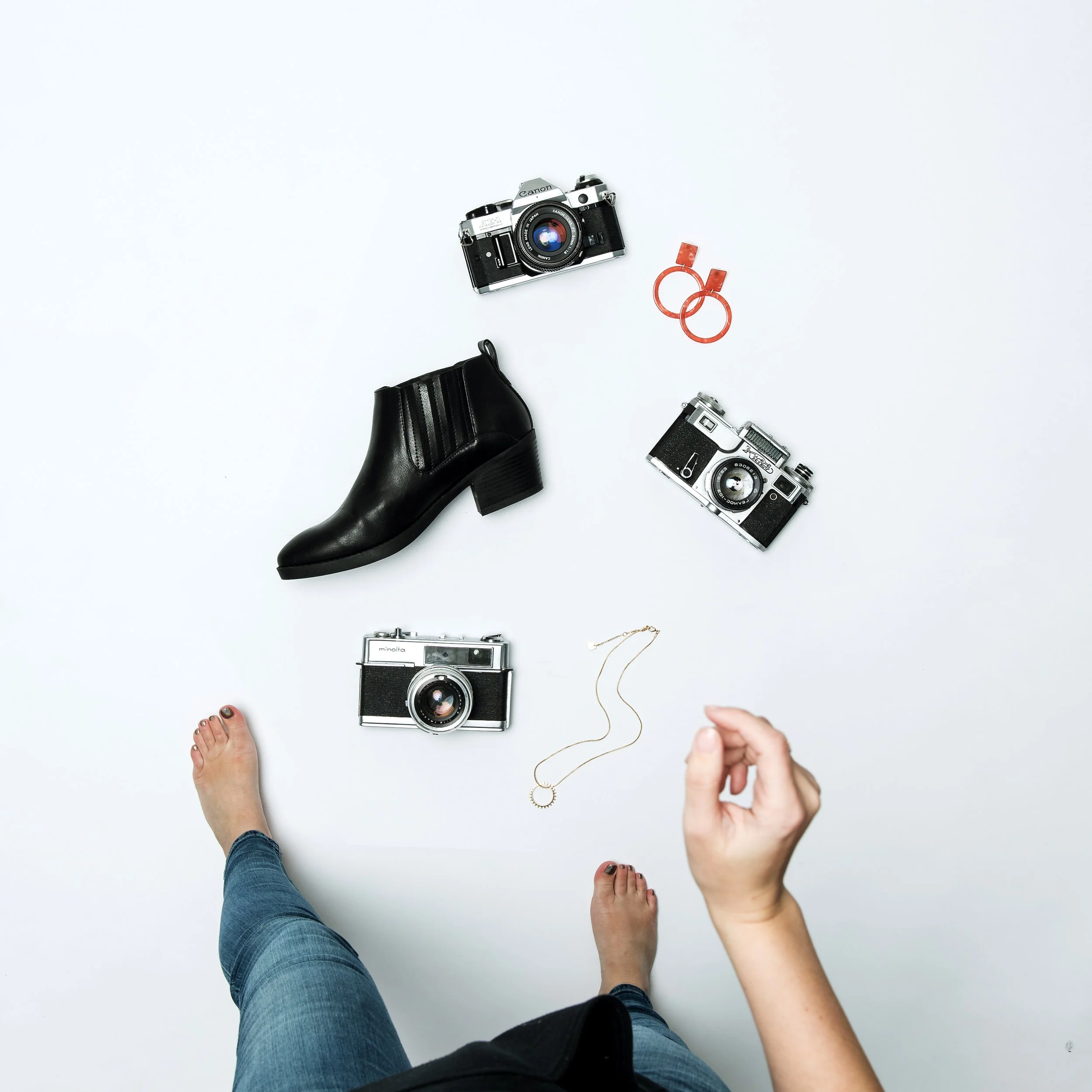 Food photography styling and creative process