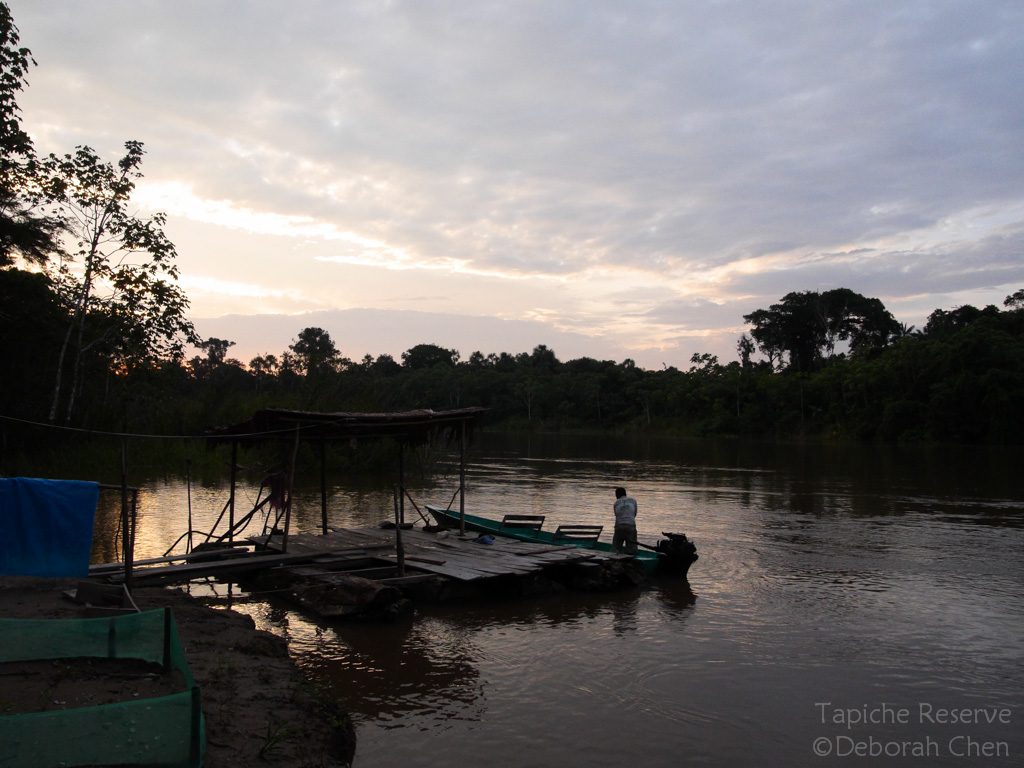 Sunset over the jetty