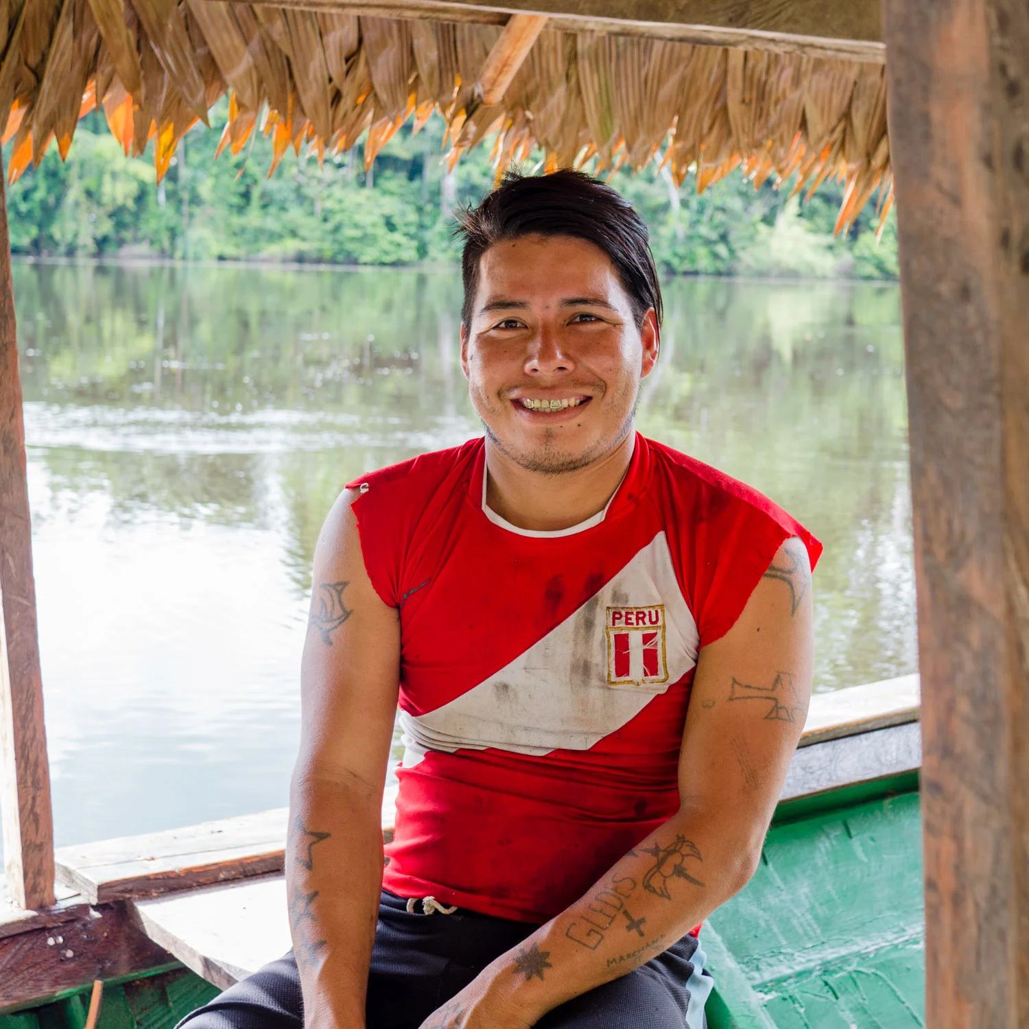 RONALDO Guides Marchand , Lodge Maintenance and Guide Ronaldo has lived in Esperanza his whole life and is the stepson of Requelmer. This means that he has been immersed in the culture, politics and economy of logging and hunting for as long as he can remember. Many young men his age have already become entrenched in the vicious cycle of logging. We hope to show him and others of his generation that it IS possible to make a good living without destroying the forest.