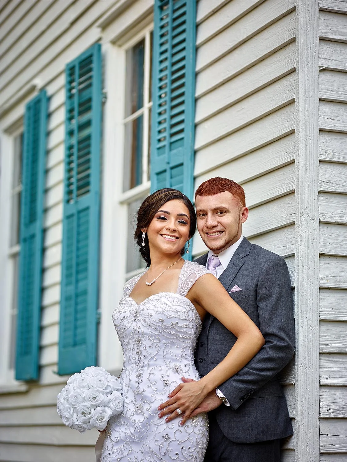 Bridal Session with groom at Kleb Woods in Cypress, TX