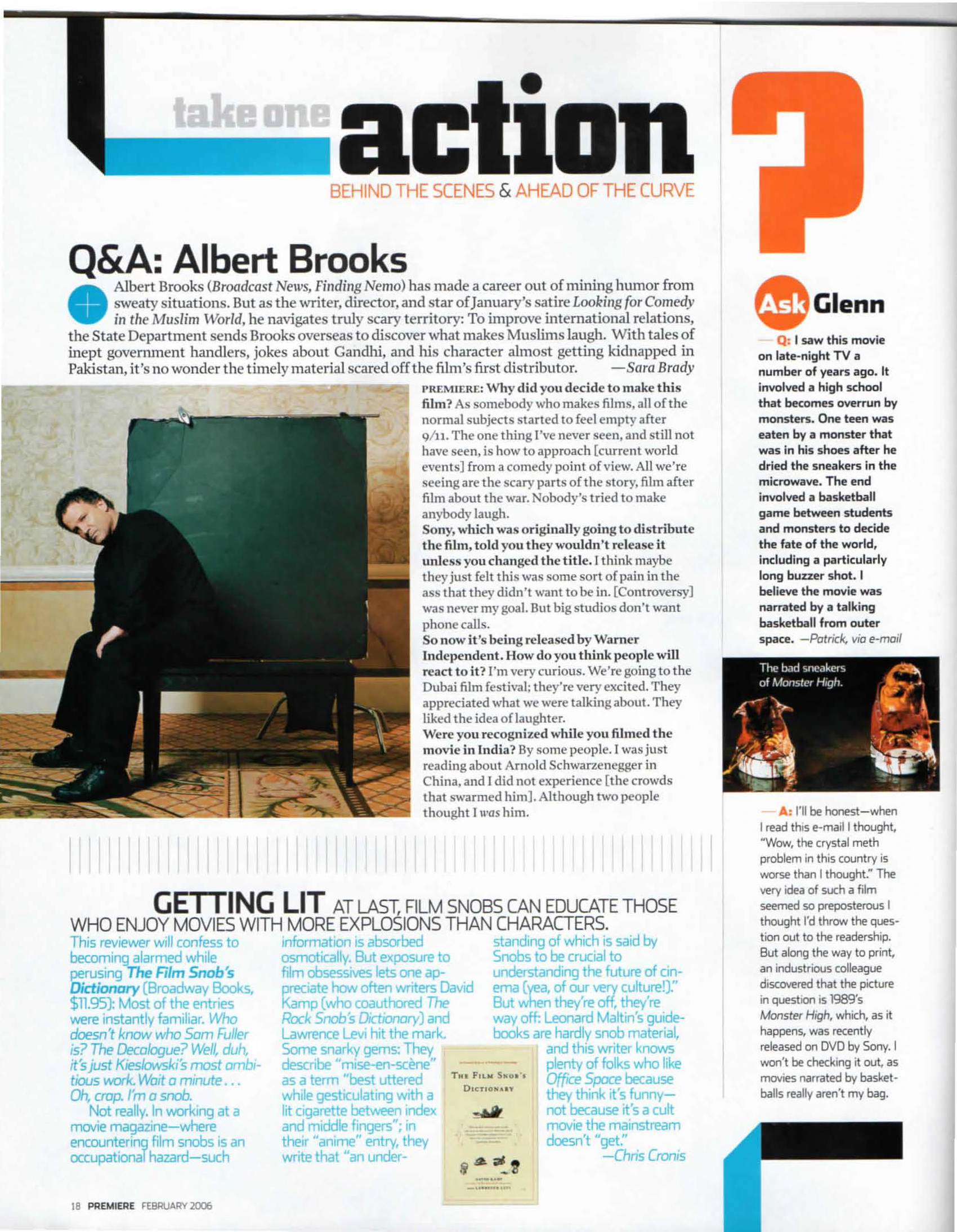 Albert Brooks Q&A, February 2006