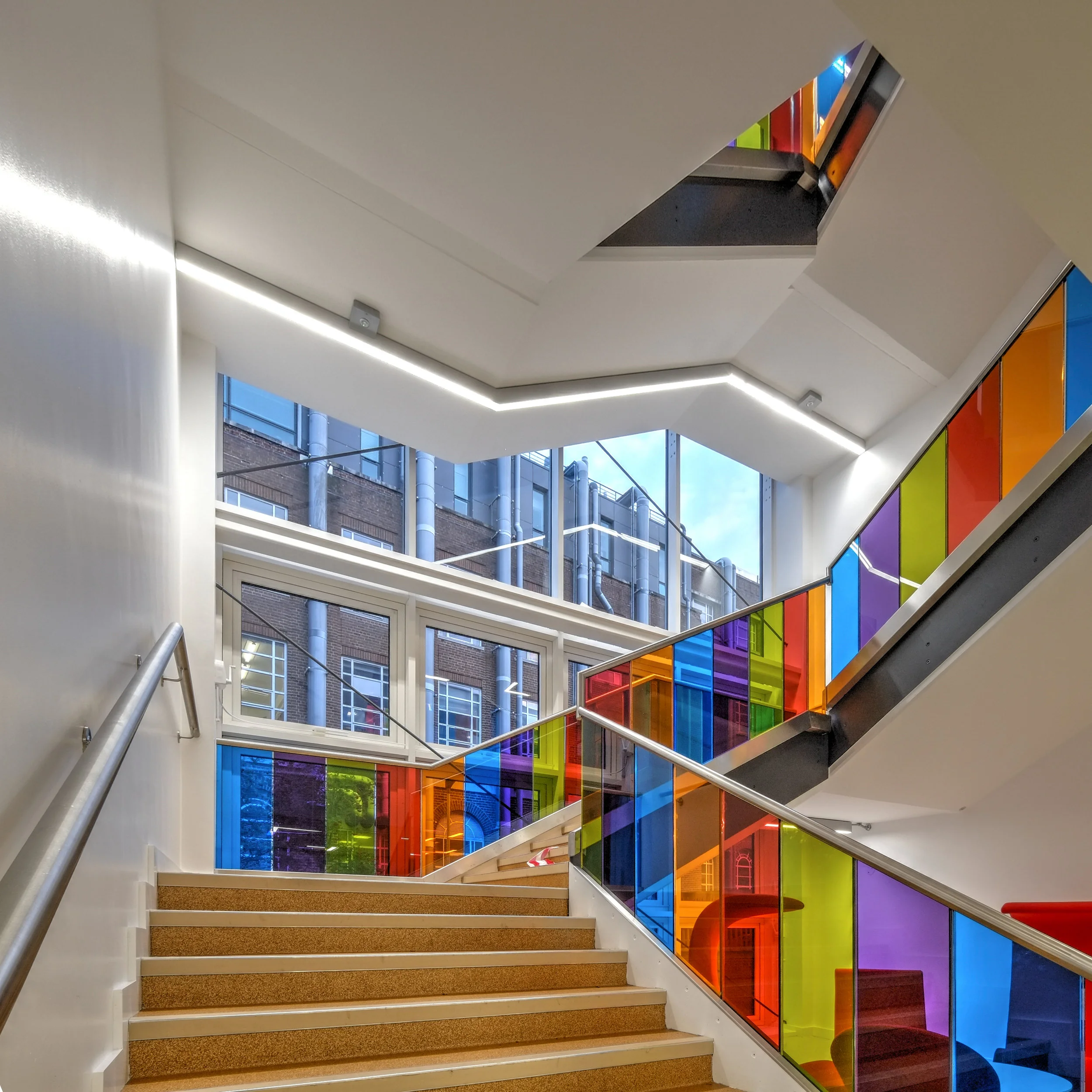 Bernard Crossland Building: Central staircase