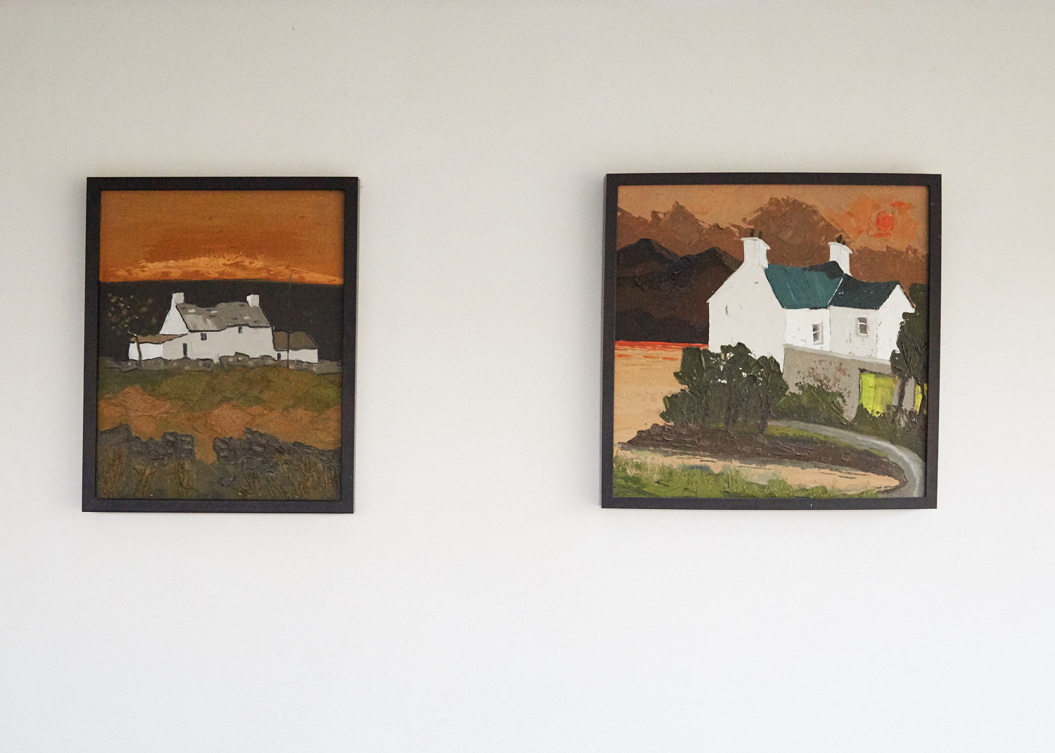 I worked with stylist Hilary Lowe on the first of our location shoots in May 2016. Hilary lives in Pembrokeshire and told me about a lovely holiday cottage in the area, after the success of the first shoot we returned in September of that year. The owner, Dorian, is also a painter and some of his work decorates the walls of the cottages.