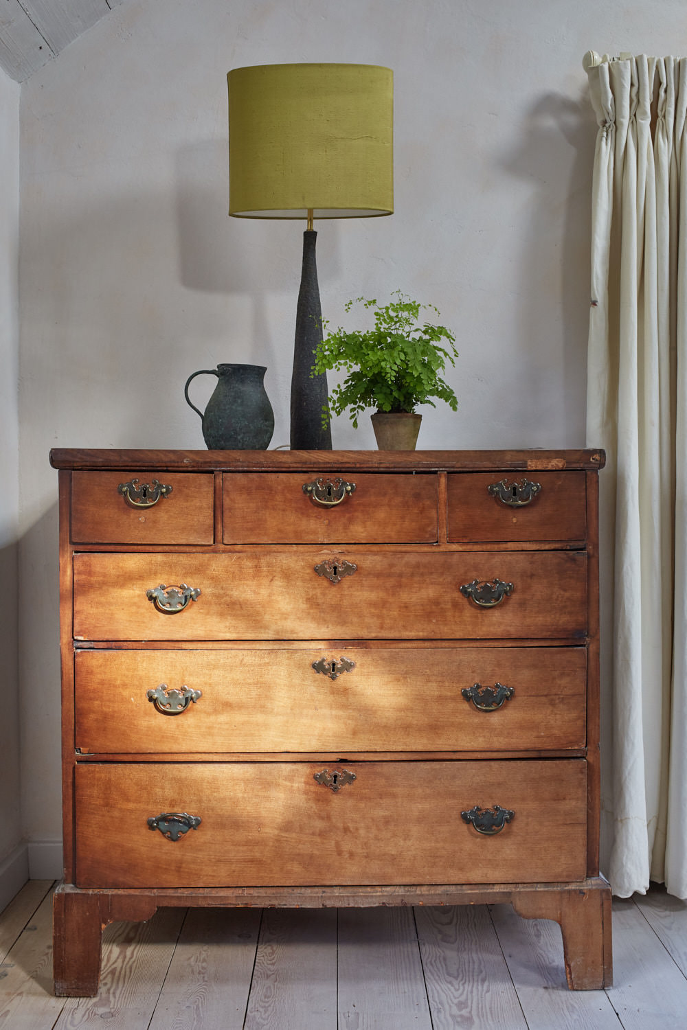 A lovely antique chest of drawers.