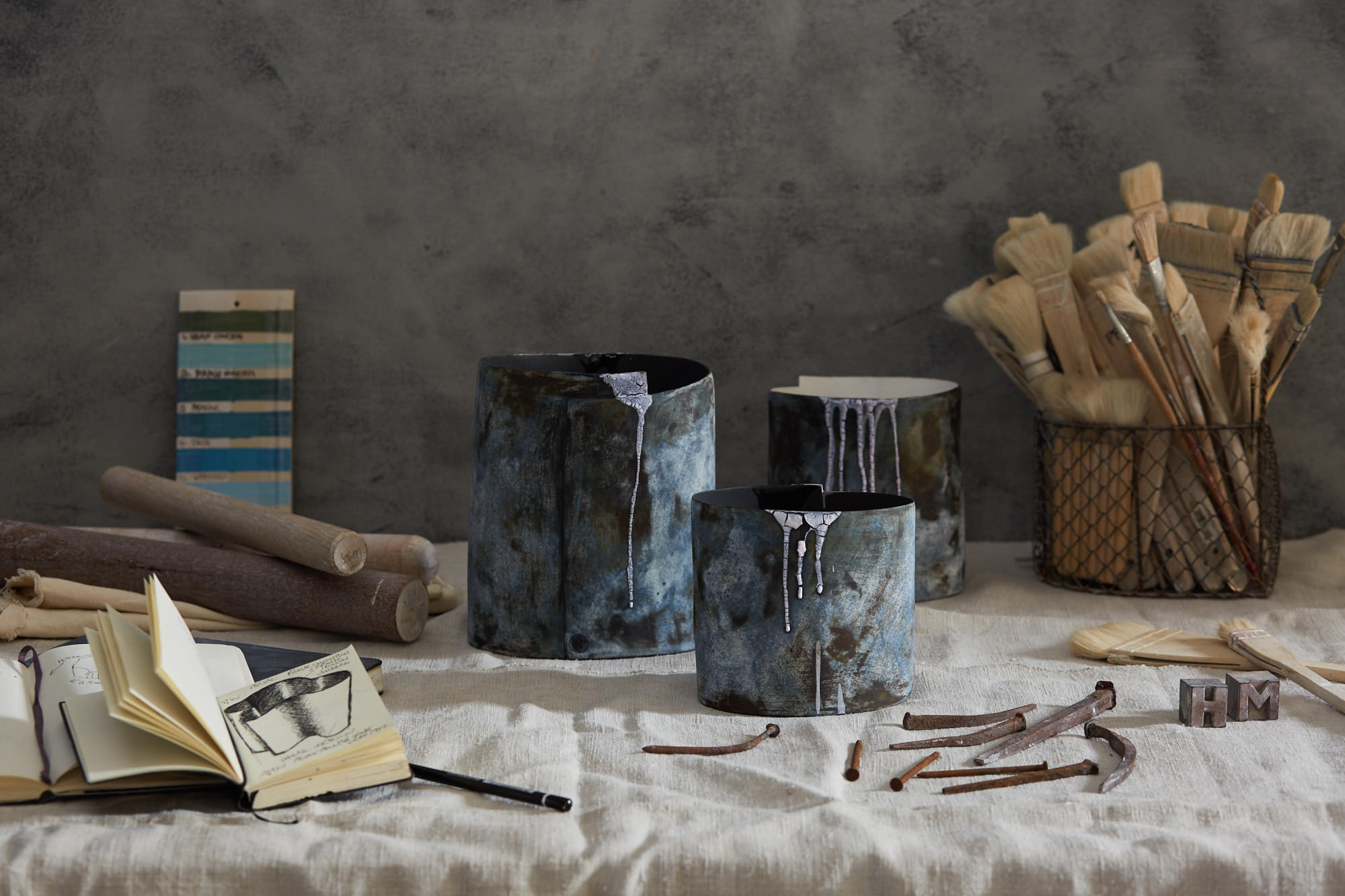 You’ve been working in this medium for a long time. What is your most and least favourite thing about working with it? I discovered clay at school aged 13 and took to it instantly. So despite ceramics being my second career, I’ve been working with it most of my life. I love the responsiveness and feel of the clay, the way a lump of earth can be transformed in manifold ways. Despite years of experience there’s still a nervous excitement in the final firing when opening the kiln