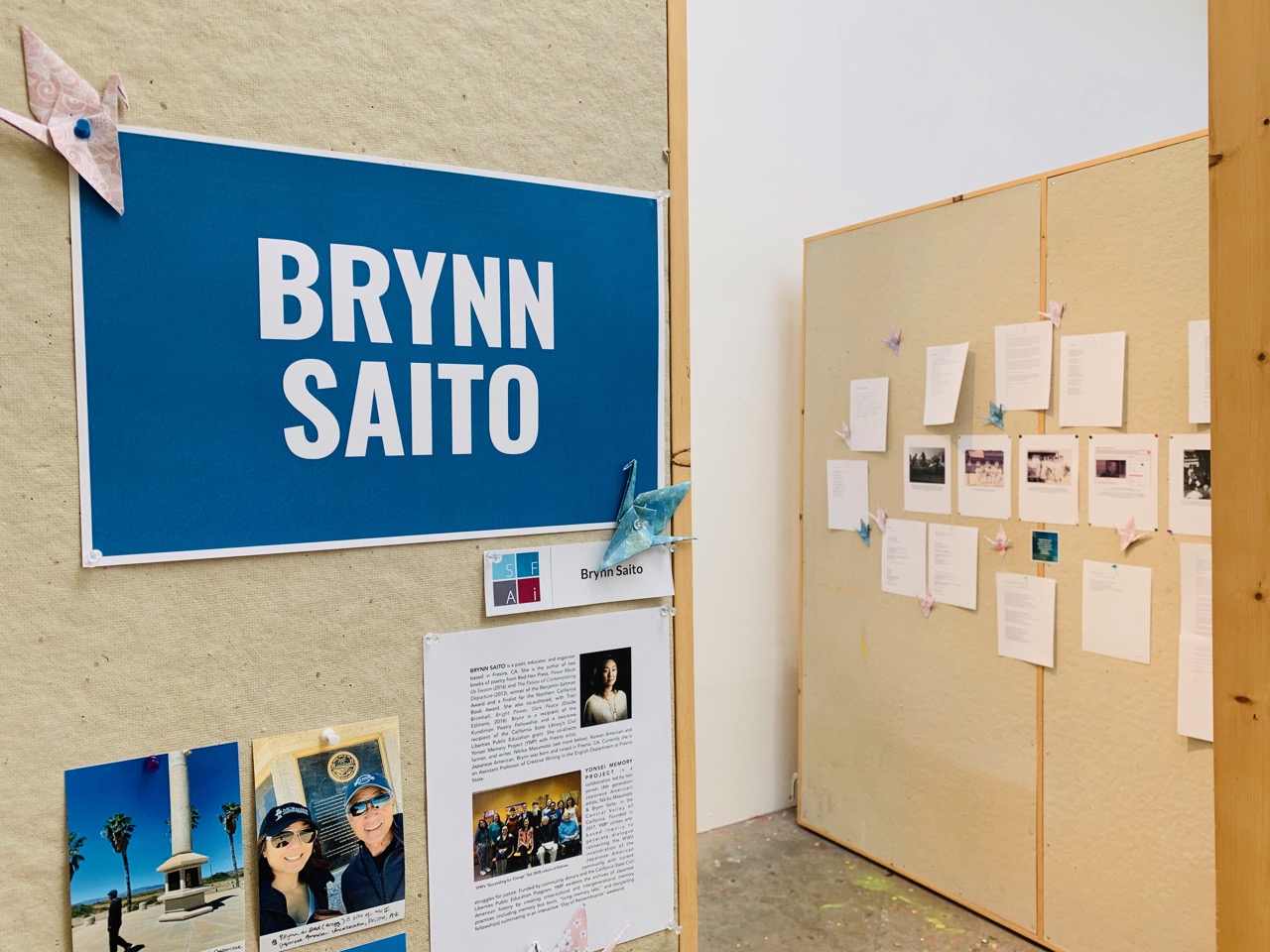 Process notes, poems, and photographs in my residency studio space at the Santa Fe Art Institute.